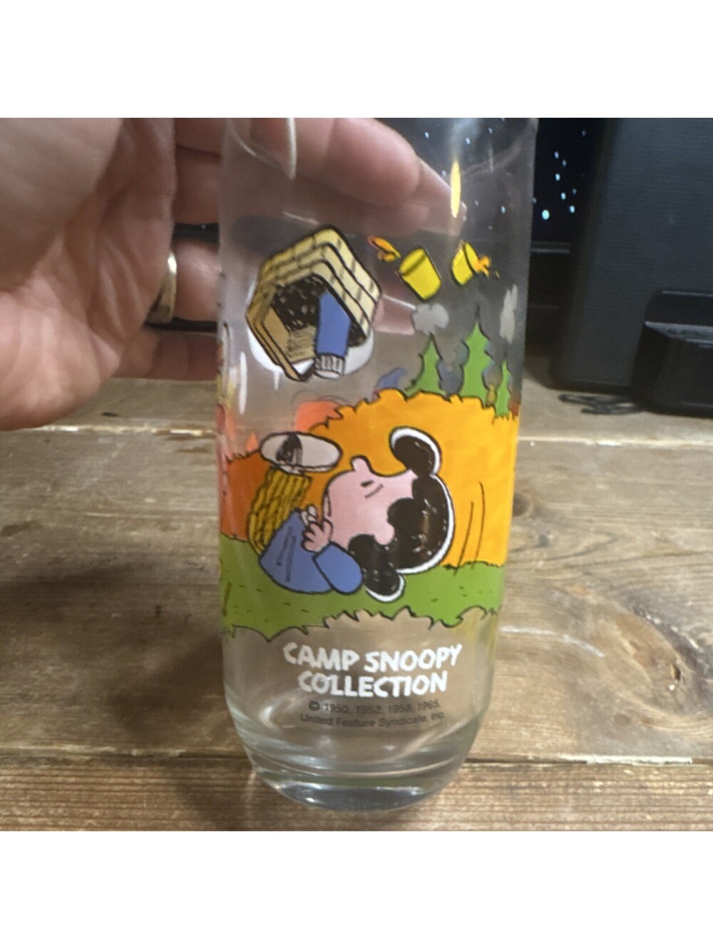 McDonald's Camp Snoopy Collection Glass Peanuts Multicolor